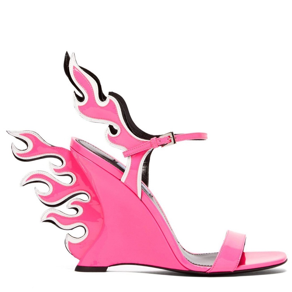 Prada flame heels